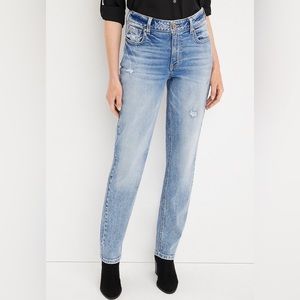 Maurices edgely™ Loose Straight Super High Rise Ripped Jean